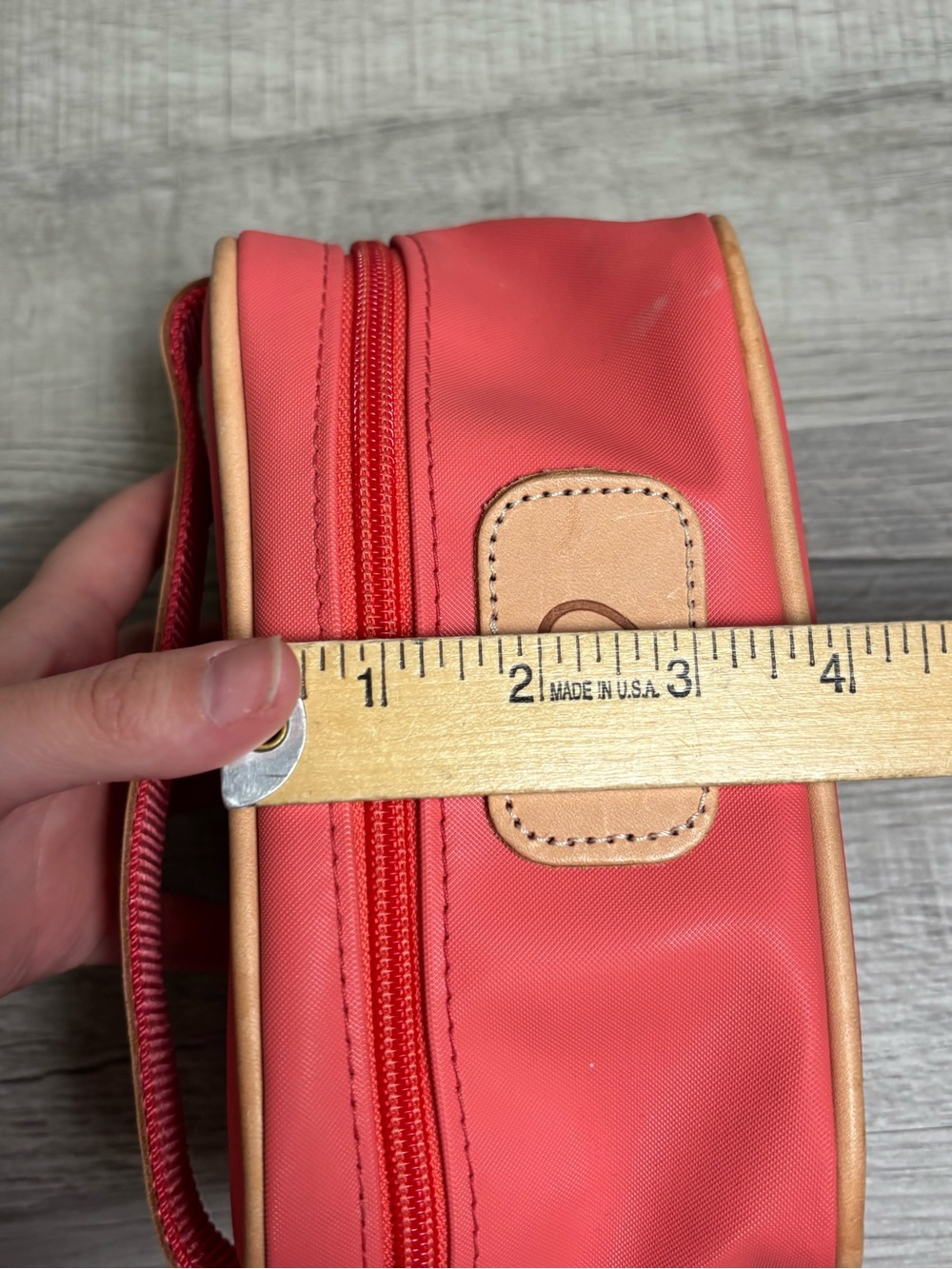 Jon Hart Mini Makeup Bag Coral - Picture 9 of 9